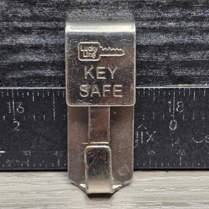 Lucky Line Secure-A-Key Slip On Belt Key Clip Stainless Steel - Picture 1 of 6