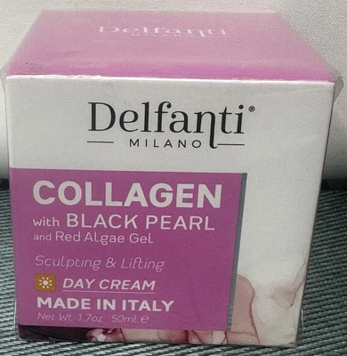 Delfanti Milano, Collagen, Black Pearl, Red Algae Gel, Day Cream Sculpts & Lifts - Image 1 of 4