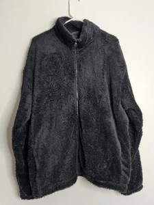 H&M Faux Fuzzy FELL FLEECE XXL SCHWARZ - Bild 1 von 4