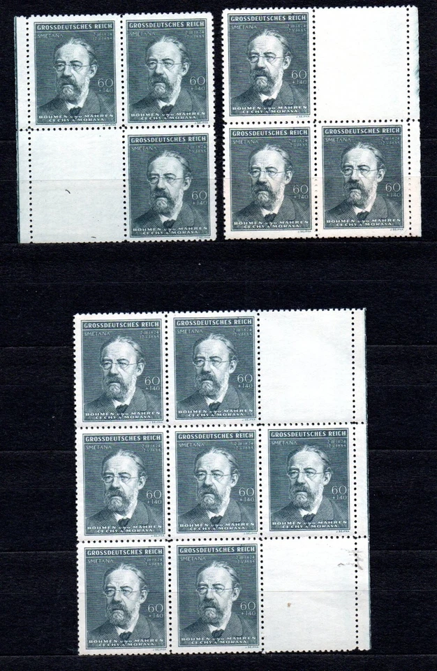 Germany, Bohemia and Moravia, occupation  WWII, Bedrich Smetana  Mi. 138 - Image 1 of 1