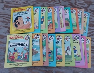 1986 Complete Set 1-19 Fun to Read Library Disney Books Fast Shipping - Picture 1 of 13