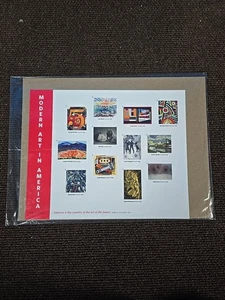Modern Art in America Pane of 12 Forever Stamps (2013) - Picture 1 of 4
