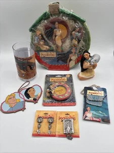 Disney Store Pocahontas With Meeko Porcelain Vintage Figurine Lot !! - Picture 1 of 8