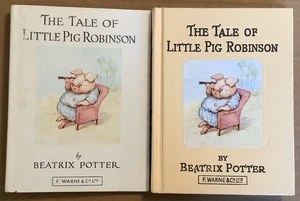 VG 1960s Edition HC DJ Beatrix Potter #19 Tale Little Pig Robinson - Picture 1 of 8
