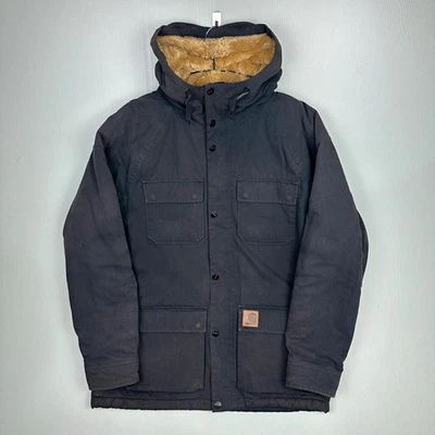 🧥 Carhartt WIP Mentley Jacket Sunfaded – Black – Size L - Image 1 of 4