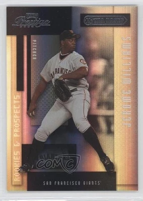 2004 Playoff Prestige Rookies & Prospects Xtra Bases Black /75 Jerome Williams - Image 1 of 2