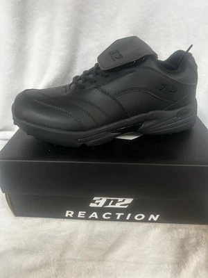 3N2 Men's NEW Reaction Field Lo-Umpire Shoe ⚾️🥎Baseball-Softball Sz 8 Black New - Image 1 of 4