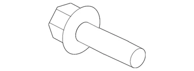 Tornillo de ajuste de pilar central superior genuino Volkswagen N-909-197-01 Foto 1 de 3