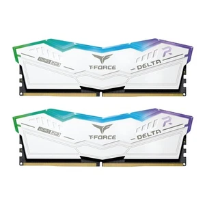 TEAMGROUP RAM Team D5 6000 32GB C38 Delta RGB white K2 32GB(2x16GB) DDR5 6000MHz - Photo 1/9