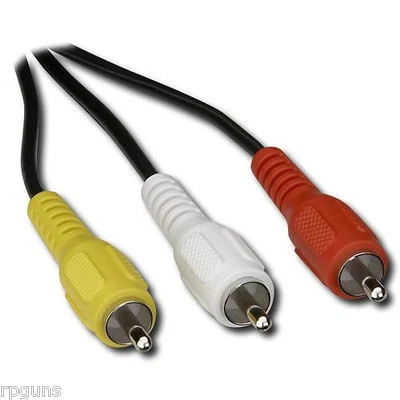 NUEVO CABLE DE VIDEO/AUDIO ESTÉREO COMPUESTO DX-AD125 IE863 ANALÓGICO RCA Dynex™ 6' Foto 1 de 2