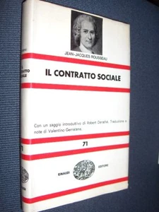 Il contratto sociale J.J. Rousseau Einaudi 1966 MI ° - Picture 1 of 1