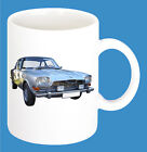 10.1oz Ceramic Mug With Motif: Glass Car Models Coffee Cup Car Classic Car