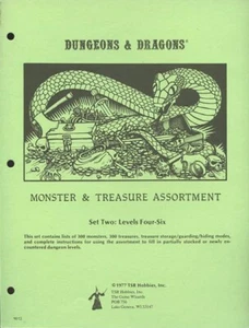 MONSTER & TREASURE ASSORTMENT SET TWO VF! 9012 Dungeons Dragons D&D AD&D TSR - Picture 1 of 2