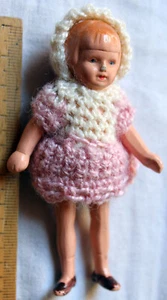 Alte Massepuppe für Puppenstube von ca. 1930 - Picture 1 of 2