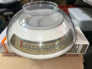 Vintage Retro Kitchen Food Scale 8" Round Dial Mid Century Modern MCM 1960s - Picture 1 of 1
