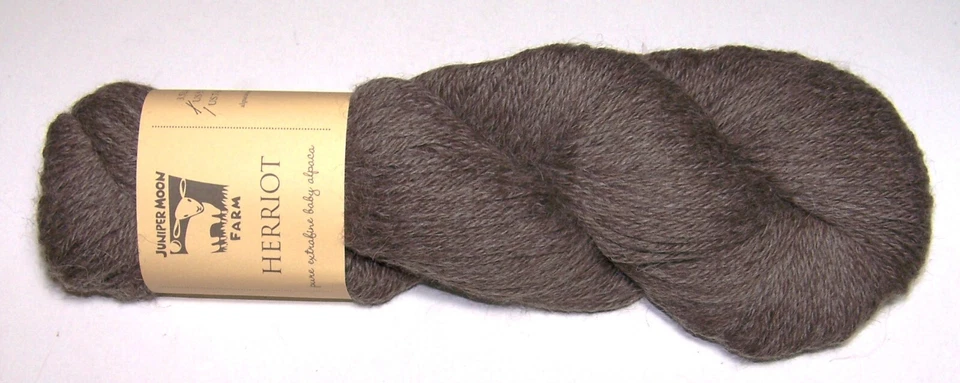 10 skeins of Juniper Moon HERRIOT Baby Alpaca yarn #8 SYCAMORE BROWN - Image 1 of 1