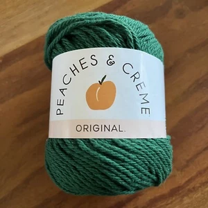 Peaches & Creme Original Cotton Yarn Forest Green #11237, 2.5 oz. - Picture 1 of 6