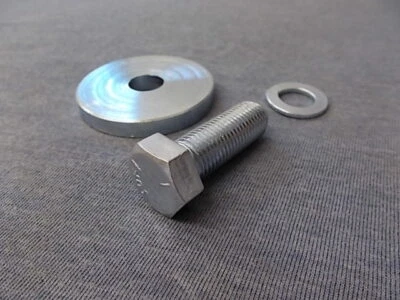 Ford Essex V6 H/T ZINC Plated Front Crankshaft Pulley Bolt & Special Washer - Image 1 of 2