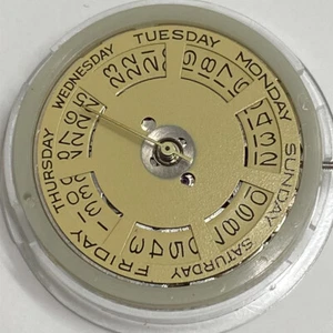 Asian Tianjin Seagull T16 Day Date Automatic Mechanical Movement Golden Dial - Bild 1 von 2