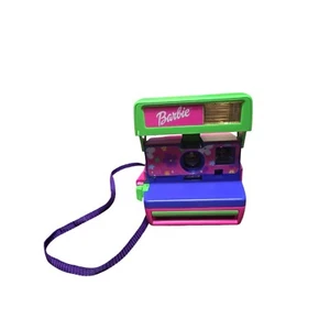 Vintage Barbie Polaroid 600 Instant Camera Pink & Green - Picture 1 of 7