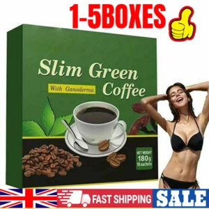 18X grüner Kaffee grün schmaler Kaffee mit Ganoderma Control Gewichtsverlust - Bild 1 von 12