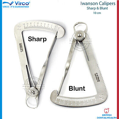 Crown Caliper Measuring Gauge Wax Iwanson Technician Jeweller Dental Lab Tool • 8.50£