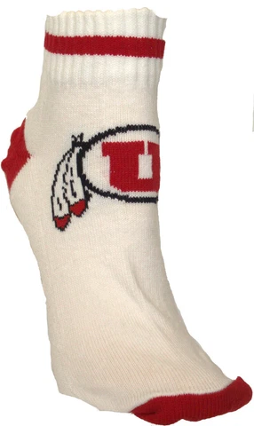 NCAA Utah Utes Low Cut Ankle Socks Cover