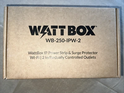 WattBox WB-250-IPW-2 IP Power Strip & Surge Protector NEW in BOX - Image 1 of 4
