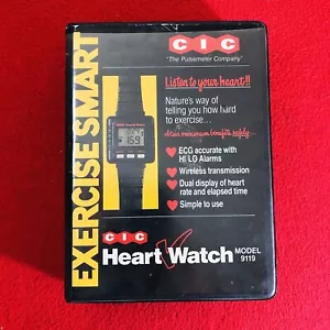 CIC Heart Watch 9119 Exercise Smart Pulse meter Monitor Wrist Watch Vintage Rare - Picture 1 of 10