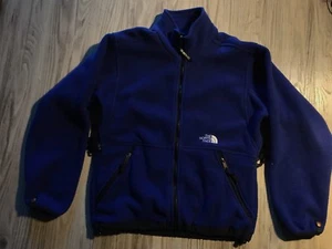 👗The North Face Denali Blue FullZip Fleece Parka Jacket Coat Womens Small S👗👗 - Picture 1 of 9
