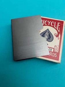 Magic Trick Stainless Steel Card Case (new) - Picture 1 of 4