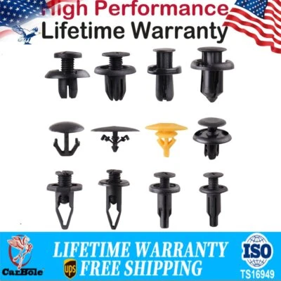 121x Remaches Sujetador Empuje Clips Guardabarros Puerta Capó Parachoques Retenedor Para Honda Acura Foto 1 de 4