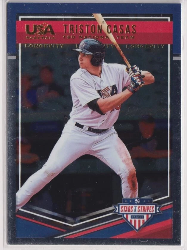 2017 USA Baseball Stars and Stripes Longevity #47 Triston Casas - Image 1 of 1