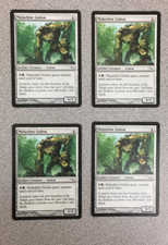 MTG MAGIC THE GATHERING MALACHITE GOLEM 4X PLAYSET - MIRRODIN - COMMON - LP