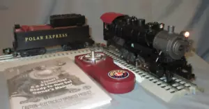 Lionel 23071 Polar Express 1224 LC/BT/LVC 0-8-0 Steam Eng con SNDS & SMOKE O GA 21 - Foto 1 di 12