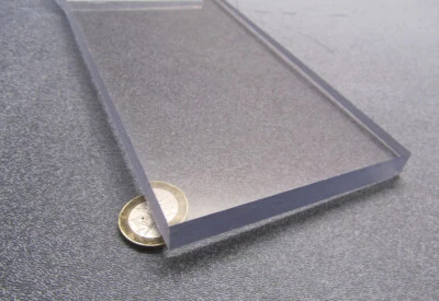 Polycarbonate Clear Bar 1/2" (.472") Thick X 4.00" Wide X 48" Long - Image 1 of 4