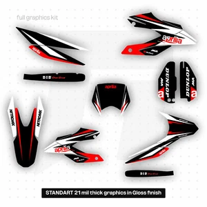 Kit de gráficos para calcomanías Aprilia SX RX 125 2018 2019 2020 2021 2022 2023 2024 - Imagen 1 de 4