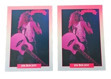 (2) 1991 JON BON JOVI Trading Cards Brockum RockCards #241