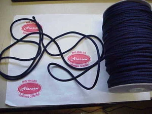 5 Metres of THICK HEAVY BATHROOM / TOILET LIGHT SWITCH PULL CORD / NAVY - Picture 1 of 1