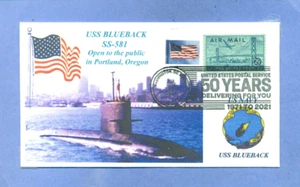 USS BLUEBACK SS-581 Oregon Museum Last Diesel Attack Submarine Pictorial PM - Picture 1 of 1