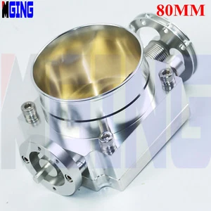 3.15"inch 80mm Racing Alloy  Throttle Body Billet Intake Manifold VQ35TPS Silver - Bild 1 von 4