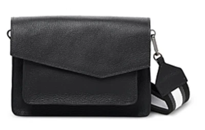 Botkier Cobble Hill Leather Satchel Black Gunmetal - Image 1 of 4