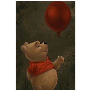 Pooh and His Balloon Gallery Wrap 30x20 Disney Fine Art Limited Ed. Jared Franco