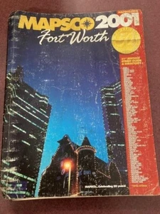 Mapsco 2001 Fort Worth Texas & Umgebung Gemeinden Straßenkarte Führer 31. Auflage - Bild 1 von 1