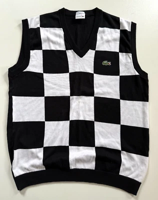 LACOSTE SERIE LIMITEE Talla XL Chaleco Tejido Hombres Ska Rude Boy Foto 1 de 4