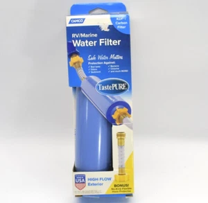 Filtro de agua CAMCO TastePURE RV/marino solo KDF/carbono de alto flujo - Imagen 1 de 4