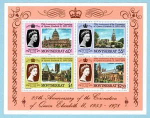 Montserrat, Sc # 388a, MNH, 1978, S/S, ELIZABETH II, ST PAULS CATHERAL - Picture 1 of 1