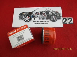 PH2874 FILTRO OLIO R15 RENAULT R4 R5 R6 OIL FILTER - Picture 1 of 1