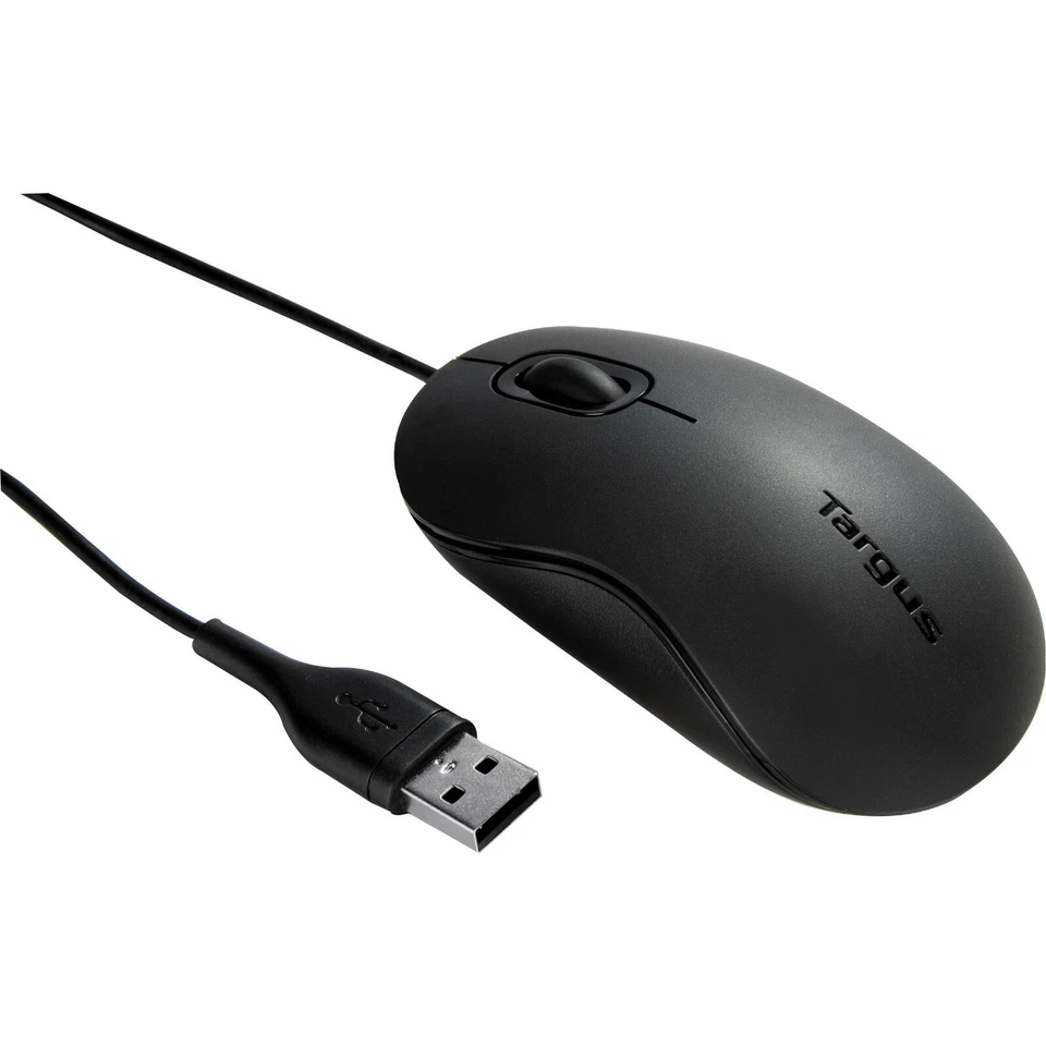 Mouse Original targus AMU81 AMJ30EUZ with Cable USB Optical Black Business Ok - Image 1 of 1