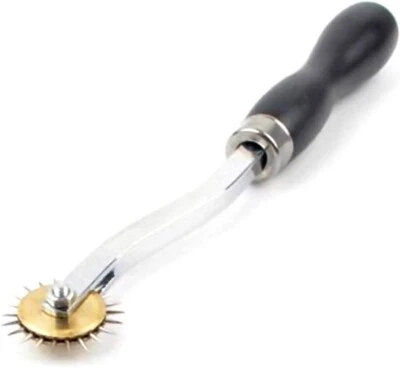 SEXY EMPORIUM Sensation Play Pinwheel Metal Wheel with Handle Neurological Fetish Tickle BDSM